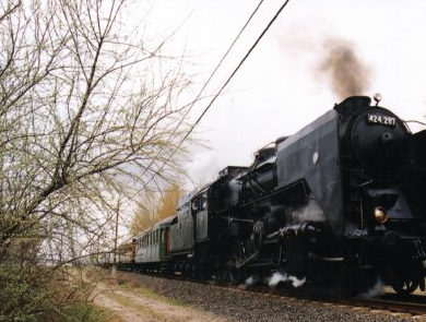 Nostalgia Train in Dec in Hungary