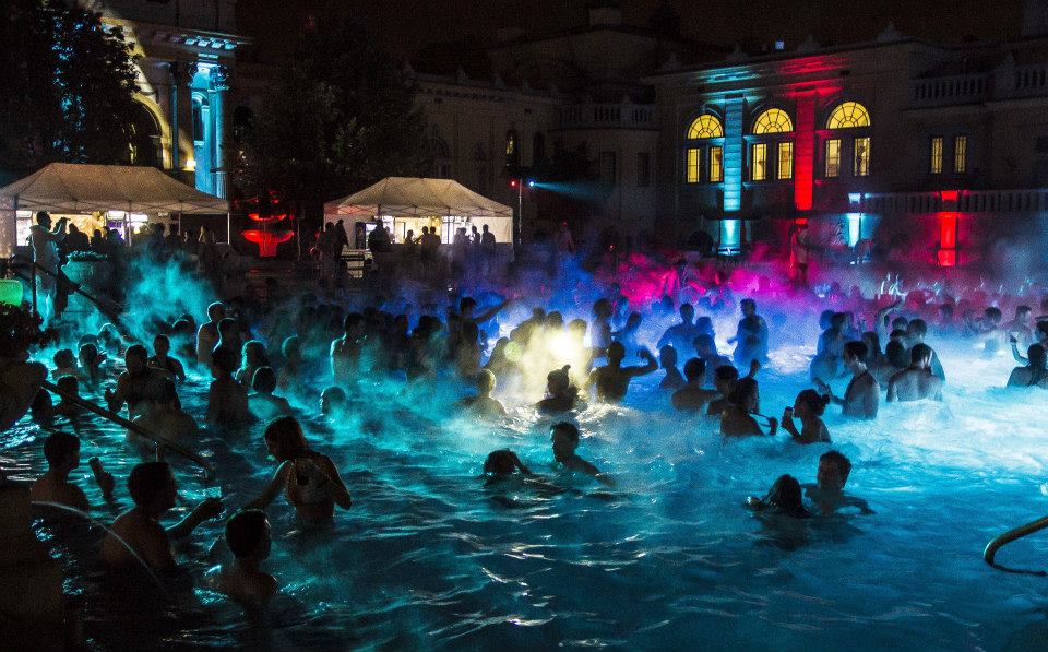 Szechenyi Baths Party Budapest NYE Sparty