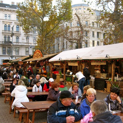 Budapest Christmas Market by Day TopBudapestOrg