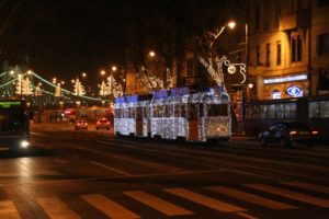 Budapest Christmas Streetcar