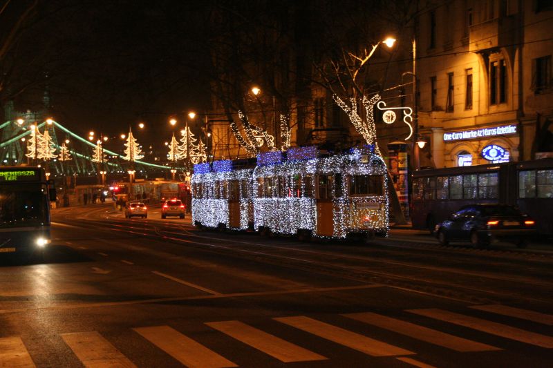 Christmas Streetcar Schedule - Budapest Christmas