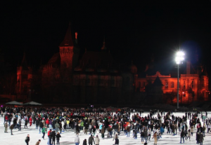 Budapest Outdoor Ice Rink in Varosliget